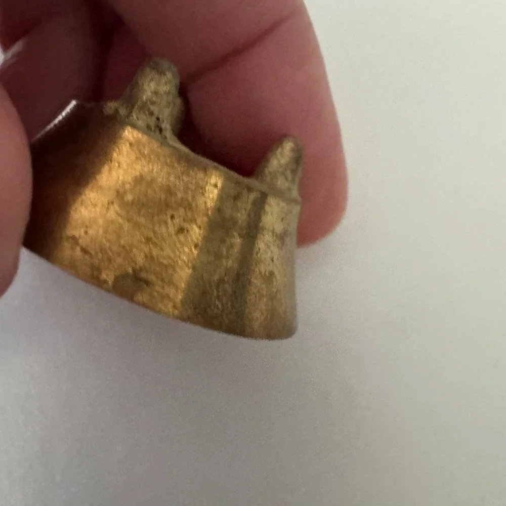 Miniature Brass Bowl Footed 1&1/8